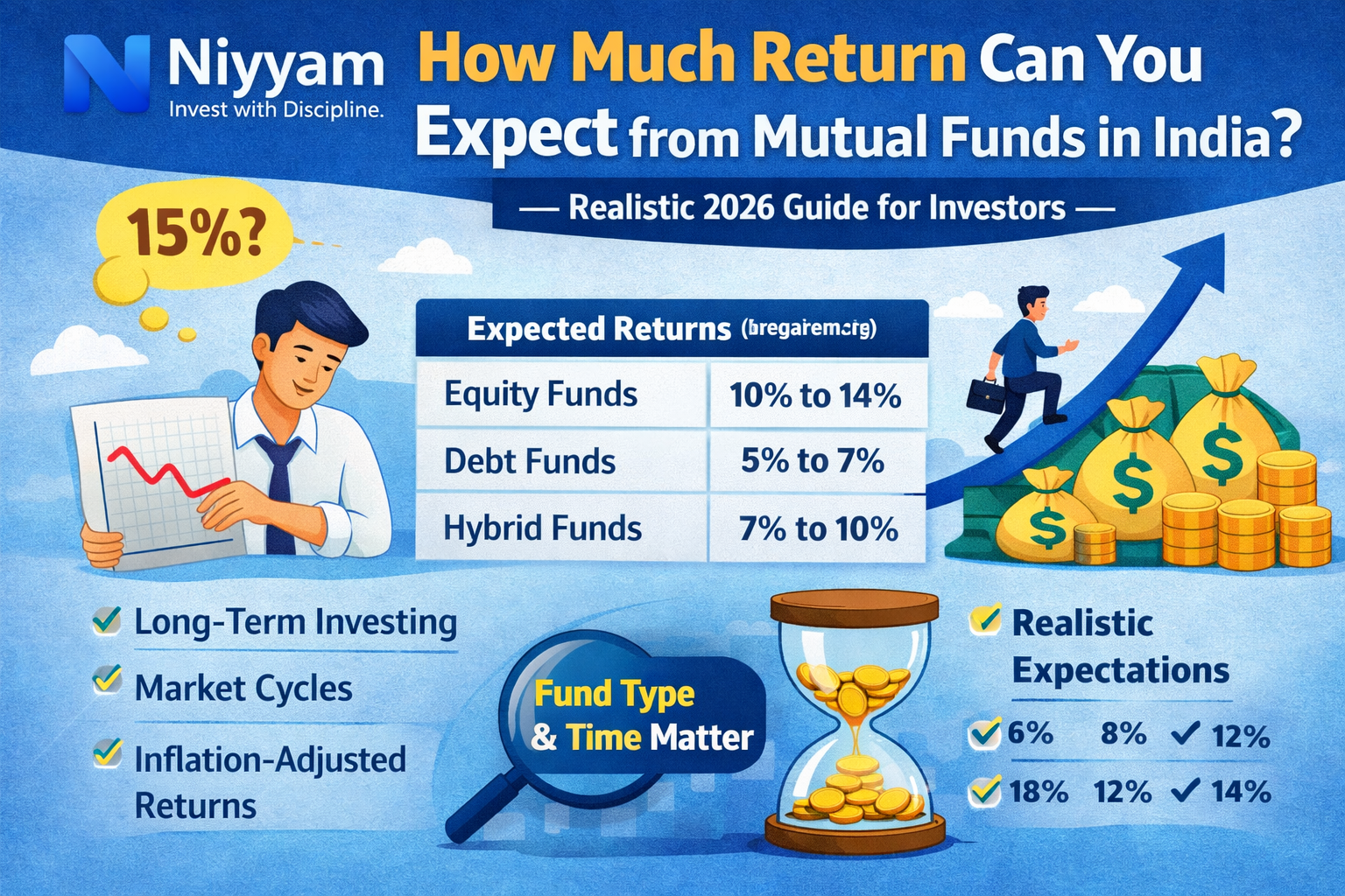 What Returns Can You Expect from Mutual Funds in India? (Realistic Guide 2026)