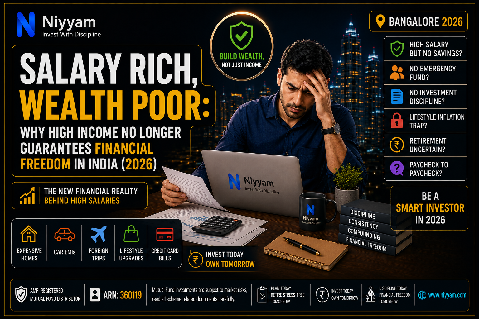 Salary Rich, Wealth Poor: Why High Income No Longer Guarantees Financial Freedom in India (2026)